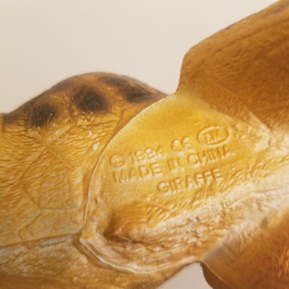 Lot of 9 Plastic Vintage Heavy Duty Animals Wolf Elephant Giraffe Anteater Tiger - Picture 9 of 15